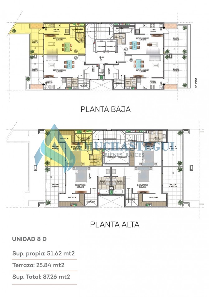 Venta Departamento Duplex 1 dormitorio con Vestidor Nueva Cordoba